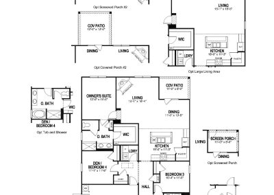 Claiborne Floor Plan Calabash Lakes Real Estate